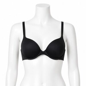 NEW Victoria's Secret Biofit Demi Uplift Bra Size 34A Black Padded